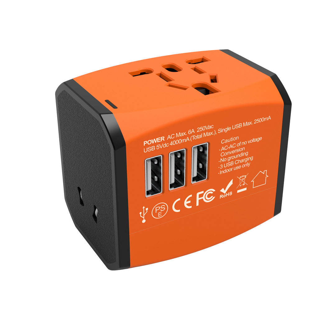 High Quality Universal Electrical Outlet Conversion Socket with Dual USB Charger