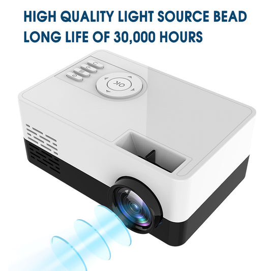 Mini Projector Home Mini Projector High-definition Children&#039;s Entertainment Portable Video Projector
