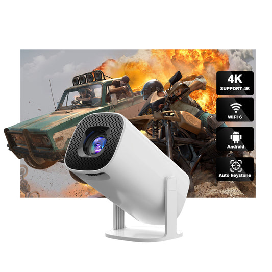 Projector P30 Mini Home 4K Dual WIFI Bluetooth Portable Projector